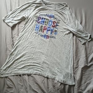 Flowy girls "Choose Happy" Shirt